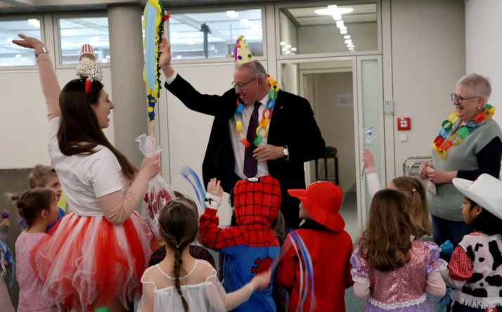 Kindergartenkinder eroberten das Rathaus Walldorf