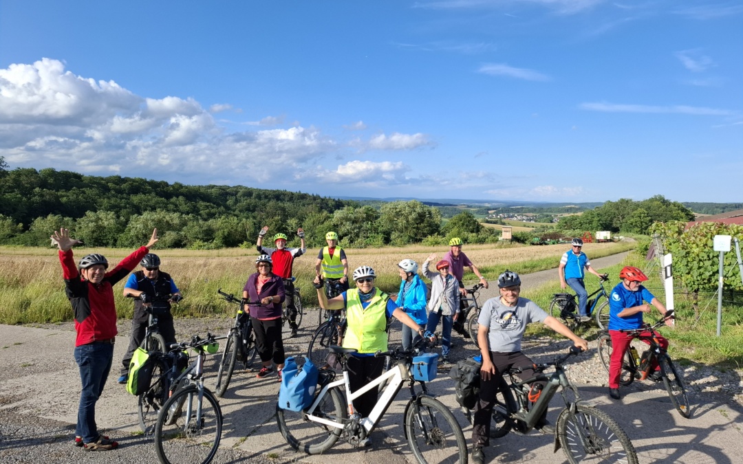 Saisoneröffnung des Feierabendradelns der ADFC Ortsgruppe Wiesloch/Walldorf
