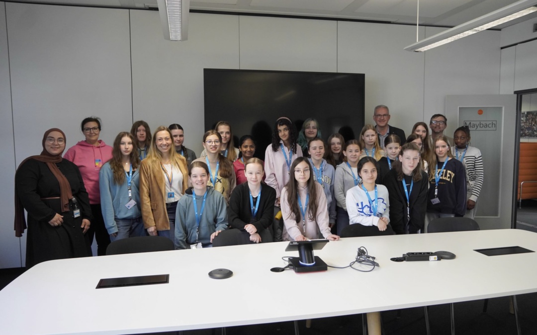 Bürgermeister besuchte Girls‘ Day bei Microsoft in Walldorf