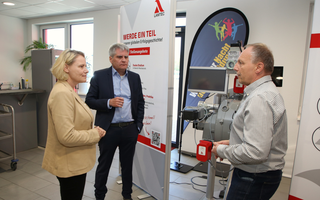 Unternehmensbesuch der Landtagsabgeordneten Christiane Staab (CDU) in Walldorf