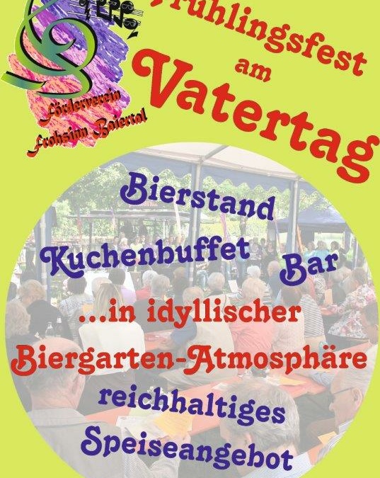 MGV Frohsinn Baiertal lädt ein zum Frühlingsfest am Vatertag
