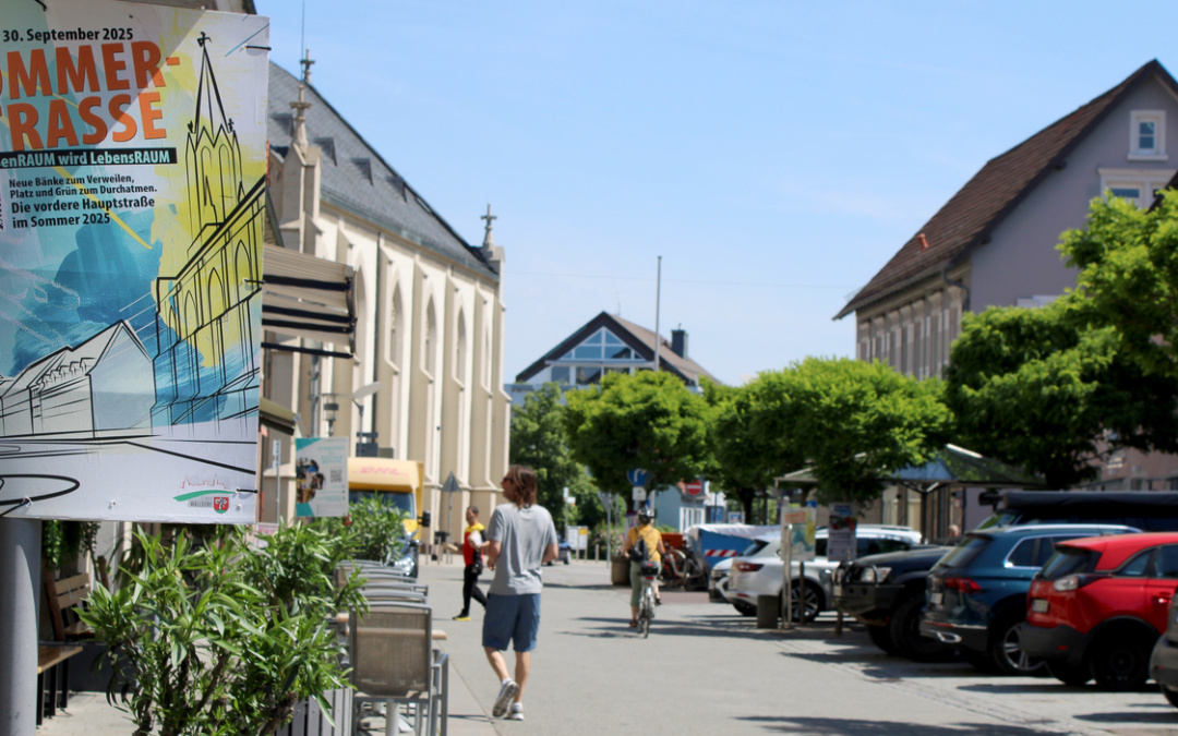 Die Hauptstraße wird zur Sommerstraße