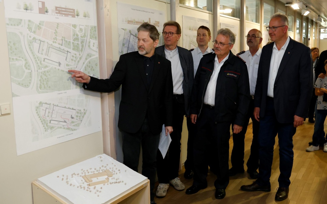 Sieger im Wettbewerb für das neue Feuerwehrhaus aus 23 Entwürfen gekürt
