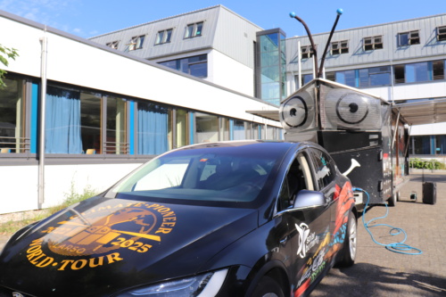 SolarButterfly, das größte solarbetriebene Fahrzeug der Welt, macht in dieser Woche Station im Rhein-Neckar-Kreis.