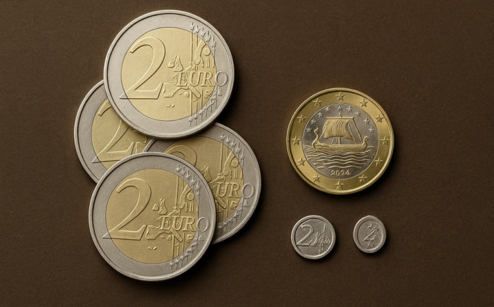 Die goldene Gedenkmünze zur französischen EU-Ratspräsidentschaft