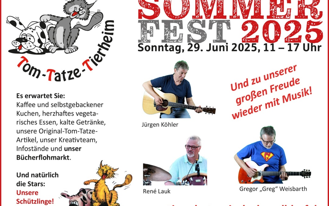 Sommerfest im Tom-Tatze-Tierheim
