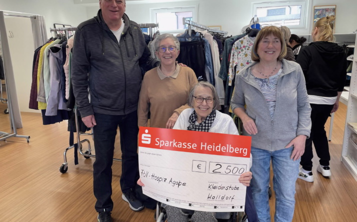 Spende der Kleiderstube: 2500 Euro für das Tageshospiz