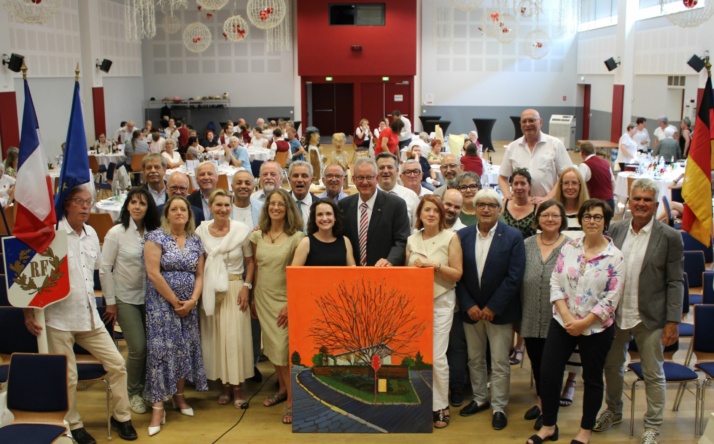 Saint-Max und Walldorf feiern den 40. Geburtstag ihrer Verbindung