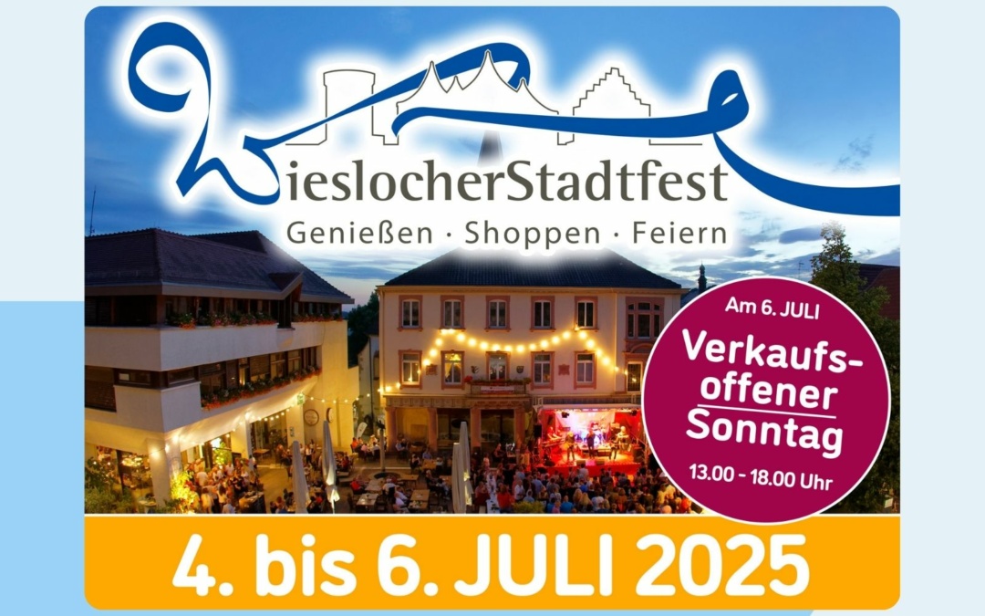 Wieslocher Stadtfest rockt mit Beats, Bissen und Bühne