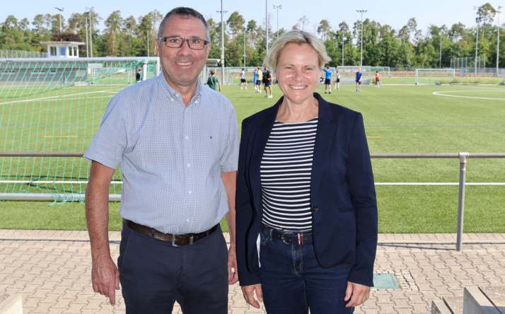 Christiane Staab MdL besuchte „Anpfiff ins Leben“ in Walldorf