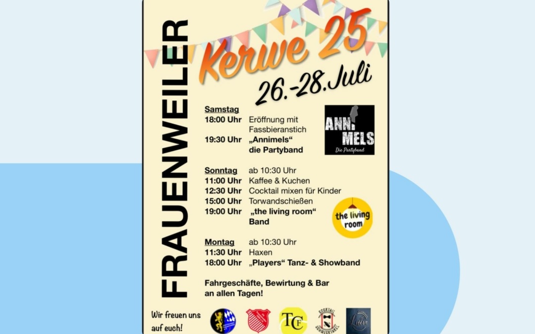 Frauenweiler feiert Kerwe-Wochenende auf dem Schulhof