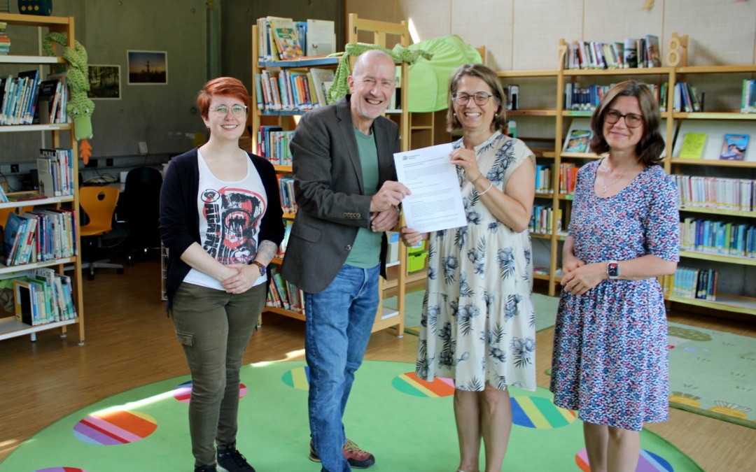Walldorf: Waldschule und Stadtbücherei setzen Kooperation fort