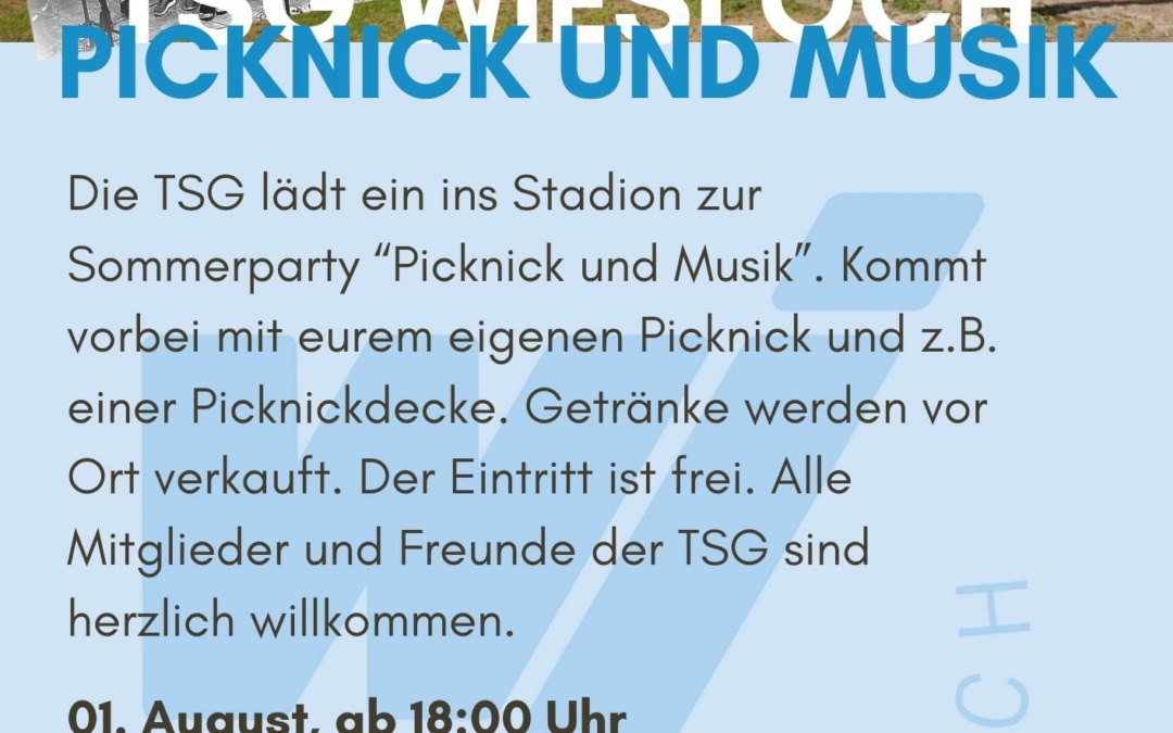 TSG Wiesloch Sommerfest „Picknick und Musik“