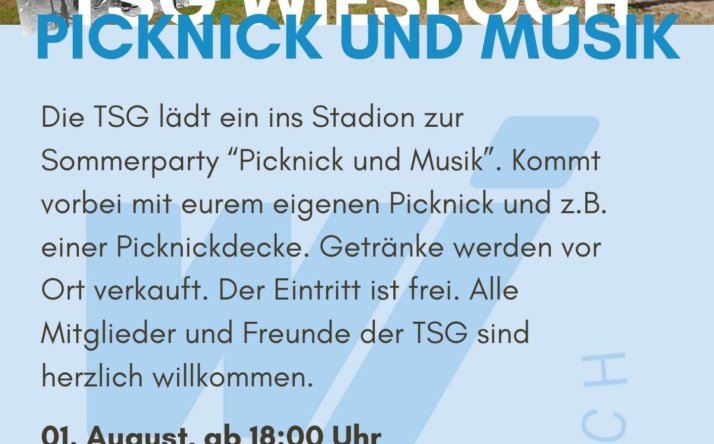 TSG Wiesloch Sommerfest „Picknick und Musik“