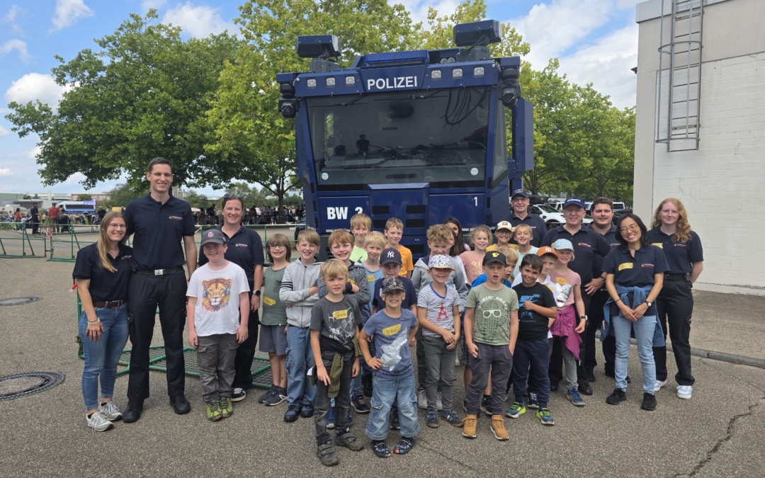 Kindertag bei der Polizei begeistert mit Action und Einblicken