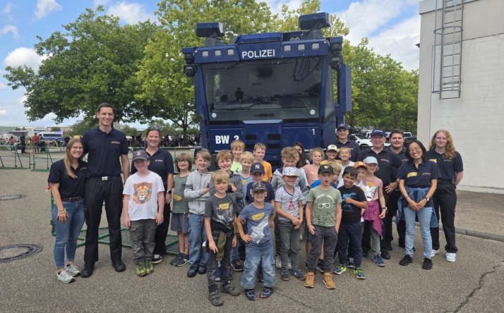 Kindertag bei der Polizei begeistert mit Action und Einblicken