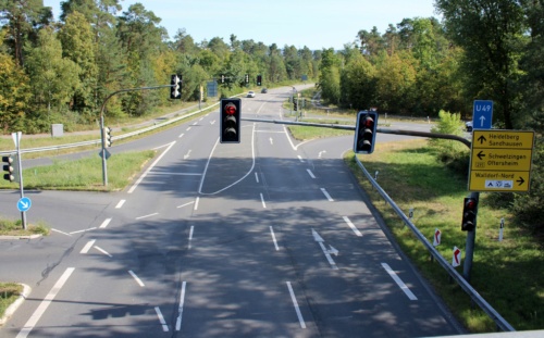 Walldorfer Ampelkreuzung wird modernisiert