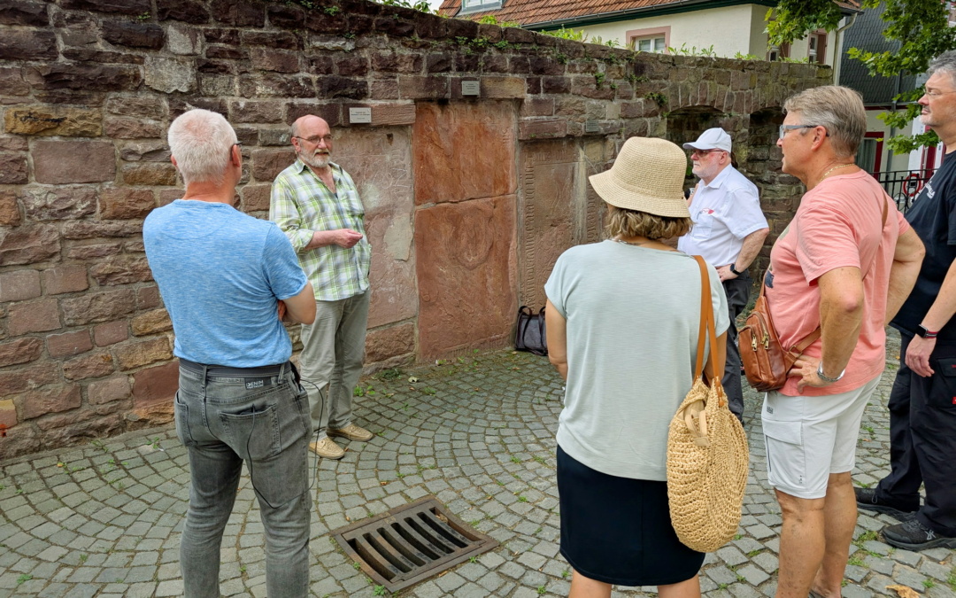 Sommerfest der Freien Wähler Wiesloch mit historischer Stadtführung