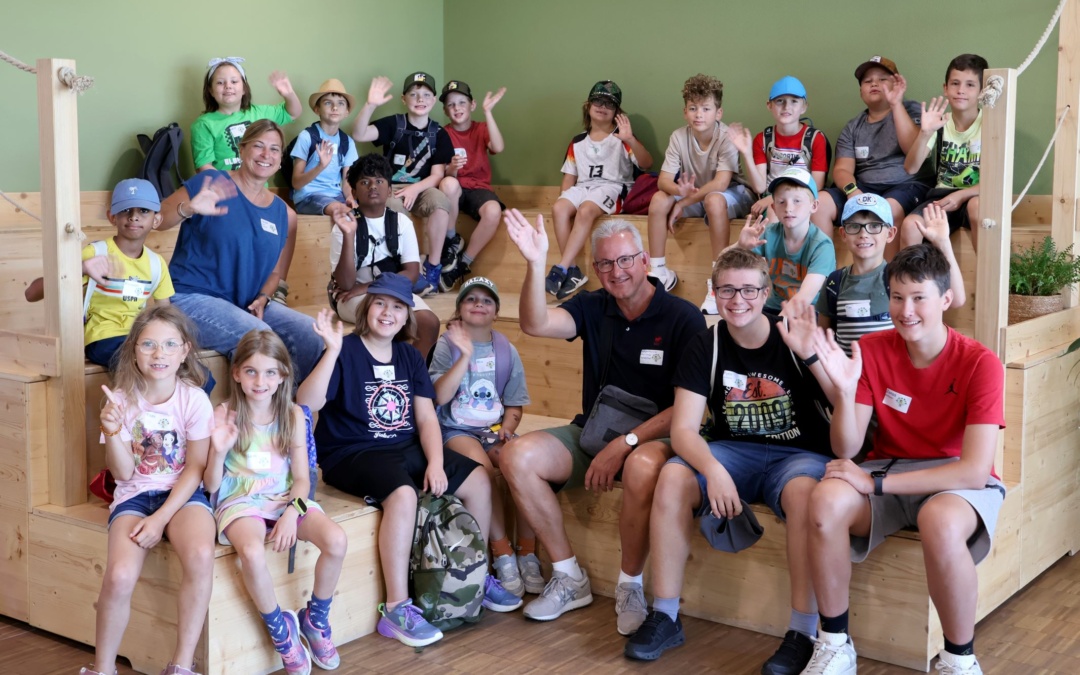 Ferienspaß mit dem Bürgermeister führt die Kinder in die Klima Arena