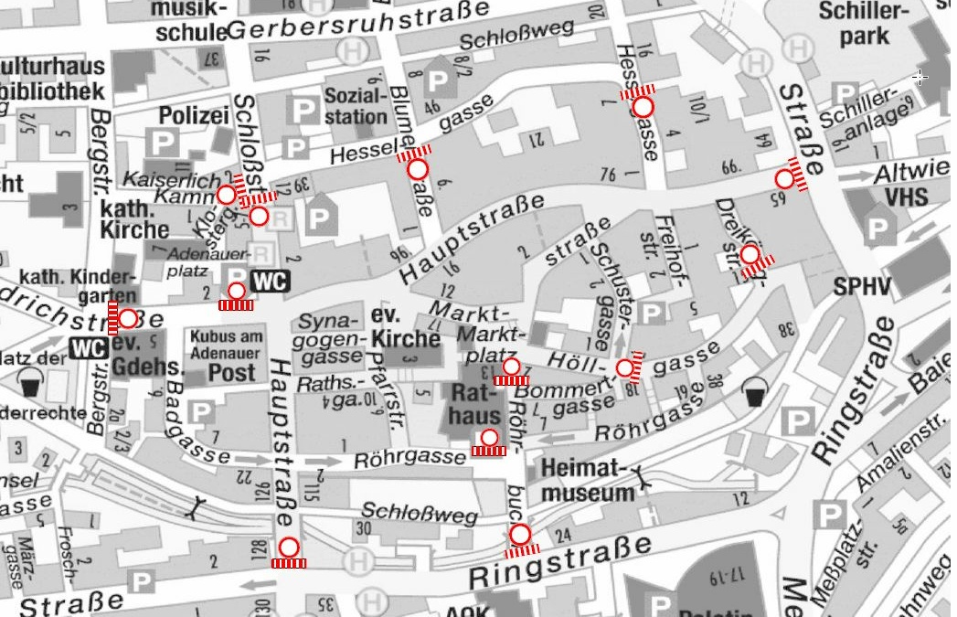 Verkehrsregelungen  „Wein und Markt“ 2025