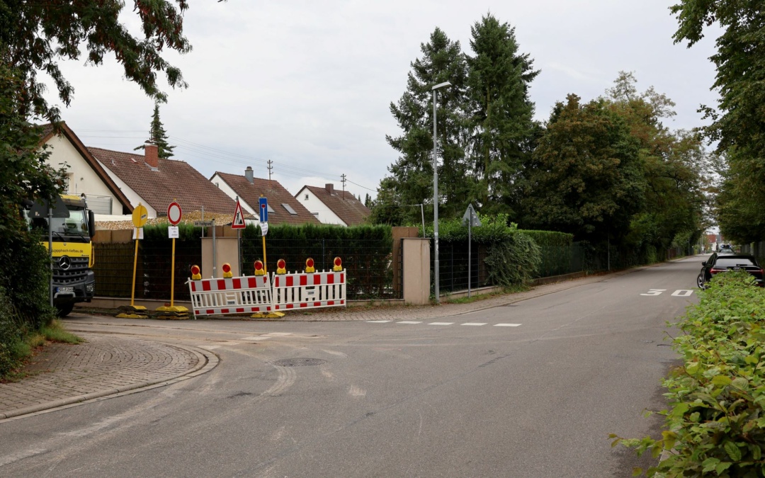 Walldorf: Heidelberger Straße gesperrt