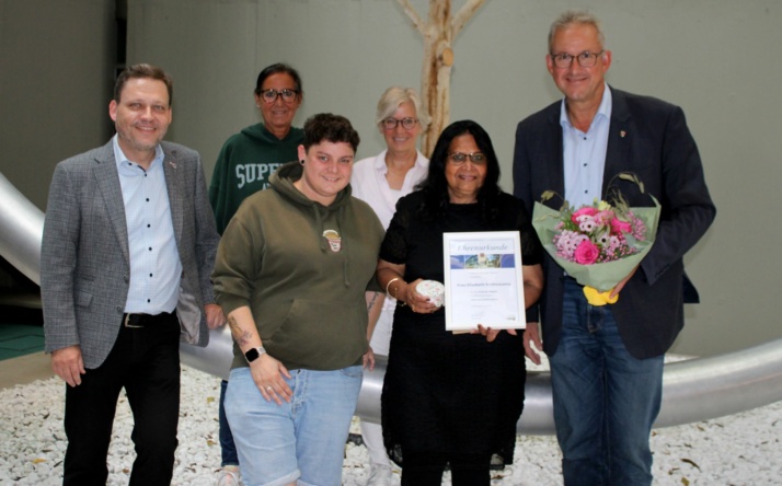 Elisabeth Krishnasamy nach 25 Jahren bei der Stadt Walldorf in den Ruhestand verabschiedet