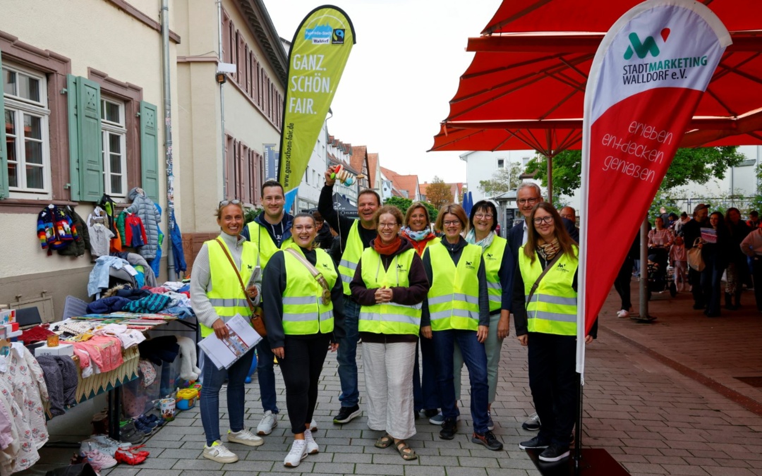 Der Walldorfer Flohmarkt ist ein voller Erfolg
