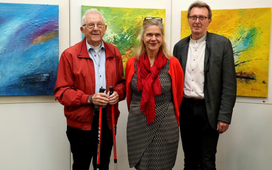 Gottfried Keim zeigt im Rathaus Walldorf „Einsichten – Aussichten“