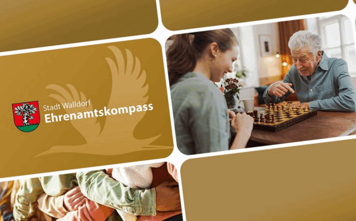 Die Stadt Walldorf bietet ab sofort den „Ehrenamtskompass“ an