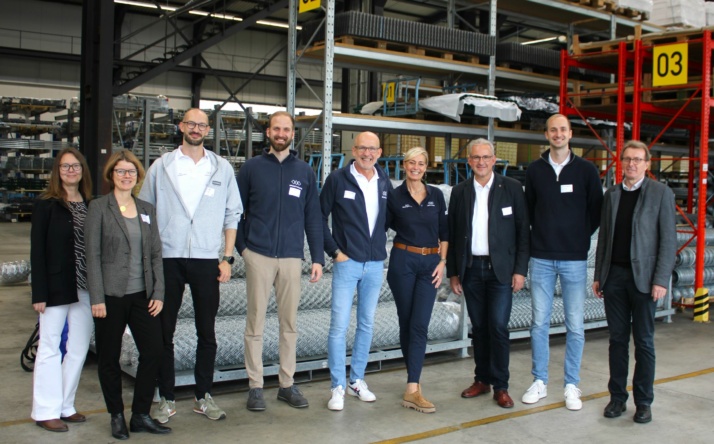 Unternehmertreffen der Stadt zu Gast bei Draht Mayr