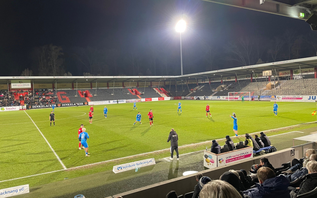 Schwarzer Freitag für FC-Astoria Walldorf: 0:6-Pleite bei SG Sonnenhof Großaspach