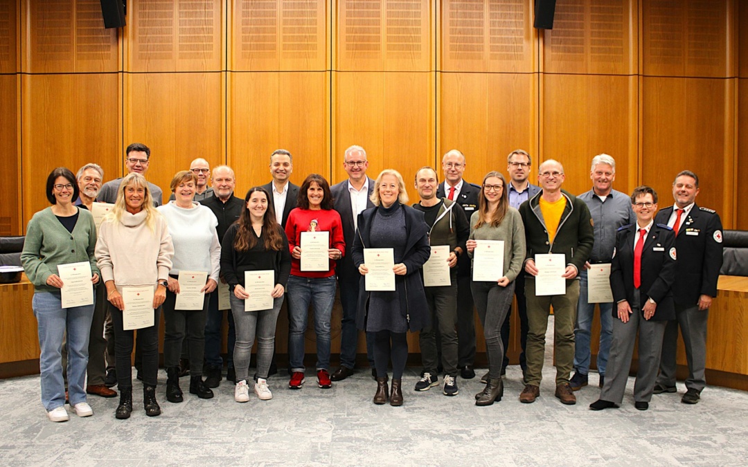 Walldorf: Bürgermeister und DRK-Ortsverein ehren Blutspender
