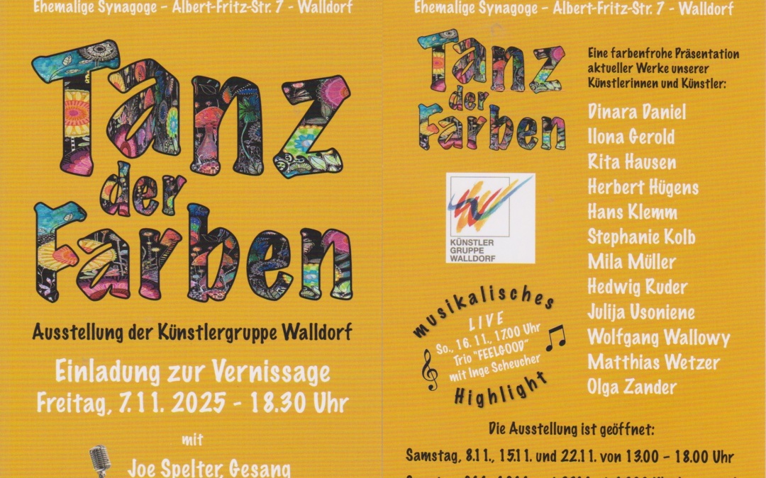 Künstlergruppe stellt in der ehemaligen Synagoge aus