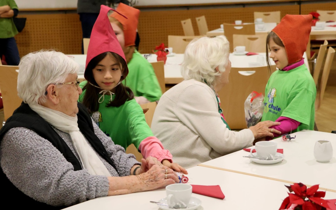 Weihnachtliche Stimmung beim Walldorfer Mittagstisch