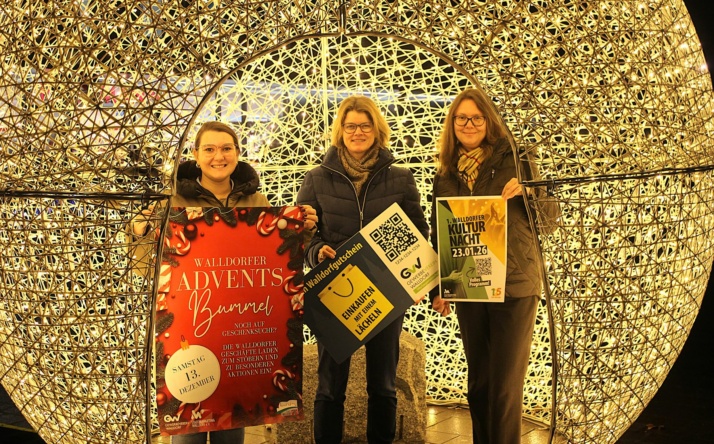 Walldorfer Einzelhändler laden zum Adventsbummel am 13. Dezember