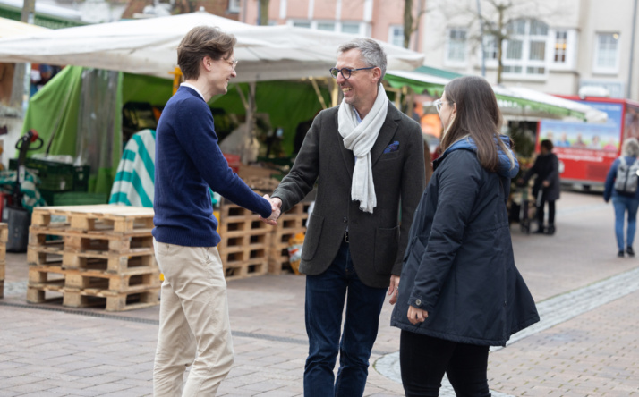 Das Team von Lars Castellucci kommt auf die Wochenmärkte in der Region