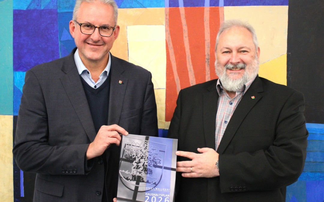 Einbringung des Planentwurfs für 2026 in den Gemeinderat Walldorf