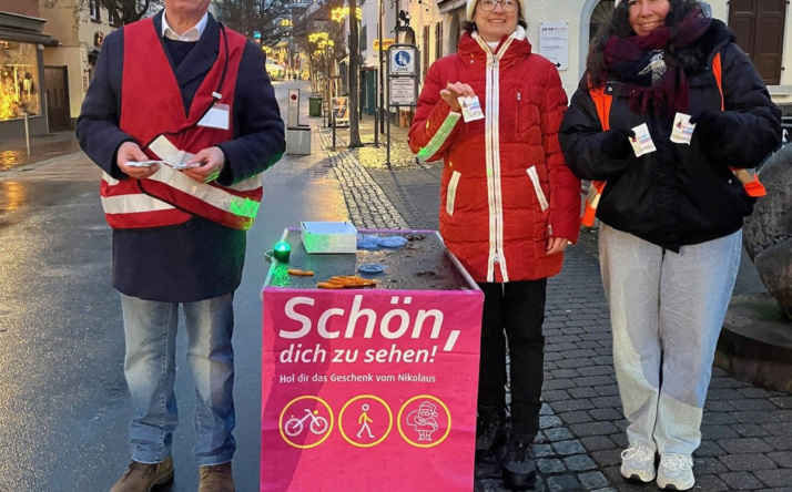 Nikolausaktion der AGFK in Wiesloch: Stadt bedankt sich bei über 400 Bürger:innen
