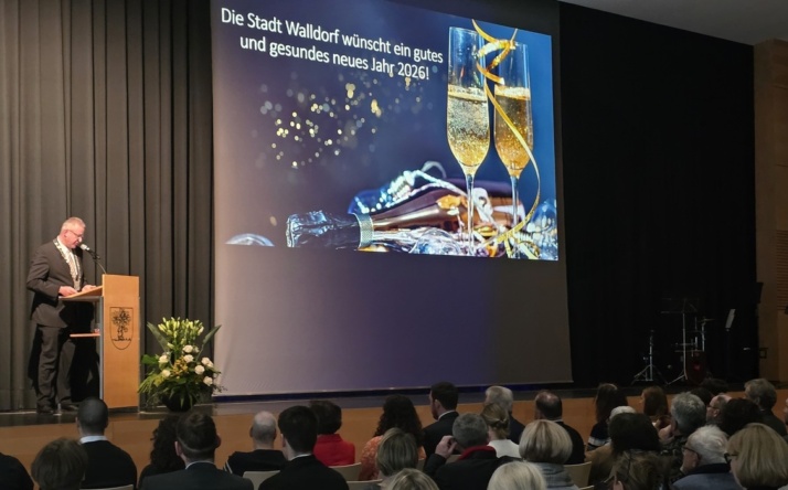 Walldorf: Neujahrsempfang als Startschuss für das Jubiläumsjahr