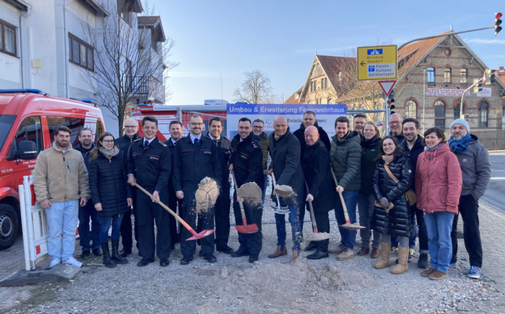 An- und Umbau des Wieslocher Feuerwehrhauses gestartet