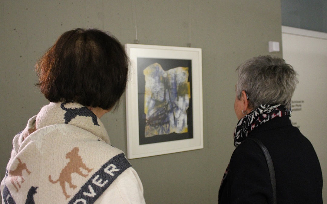 Führung durch die Ausstellung im Rathaus Walldorf