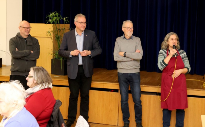 Rund 60 Gäste besuchten den Walldorfer Mittagstisch im katholischen Pfarrsaal