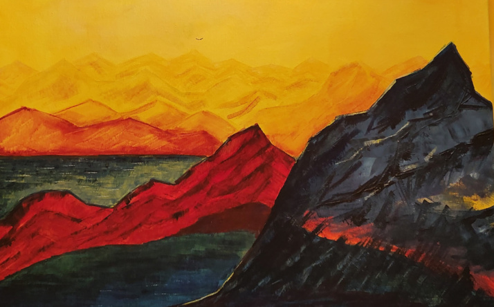 Andrea Wilde: Weite, Elemente und Farbkontraste Im Hoha 7