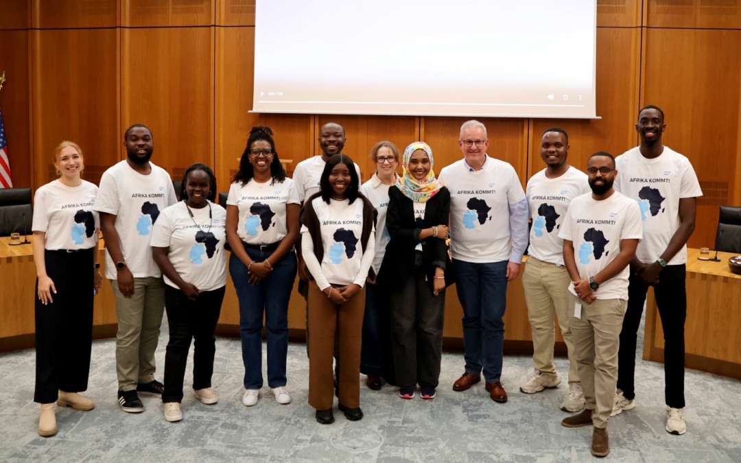 Afrikanische Nachwuchsführungskräfte zu Gast im Walldorfer Rathaus
