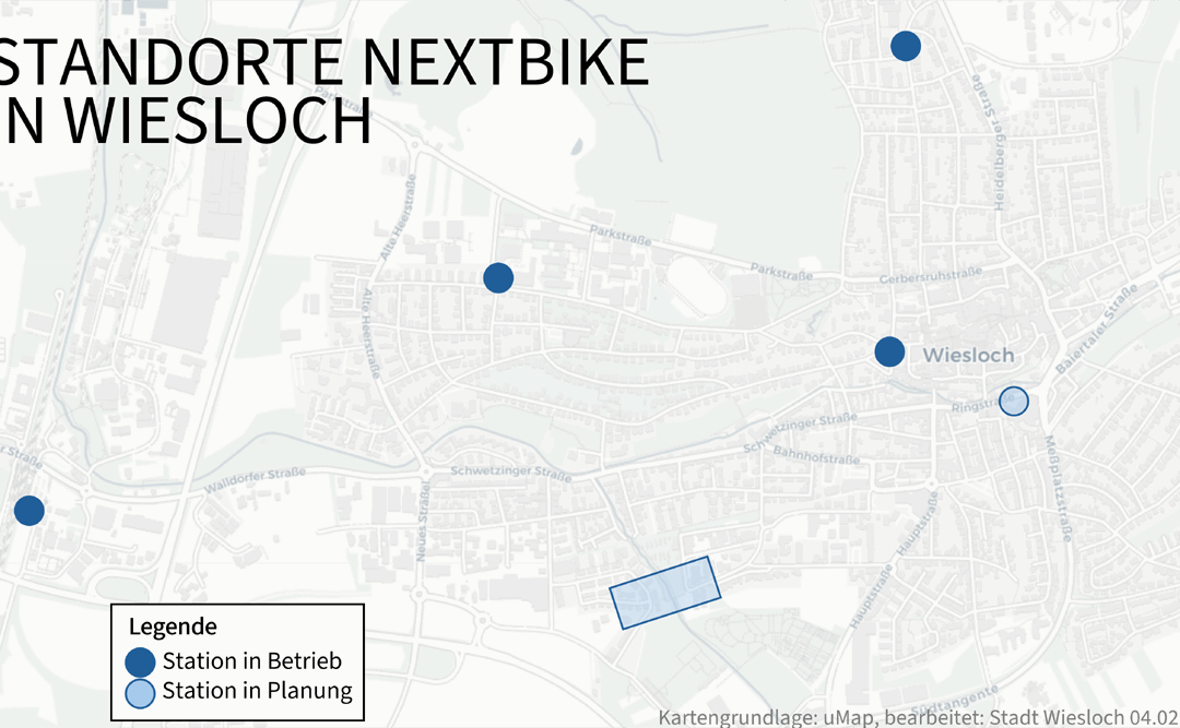Wiesloch testet VRNnextbike