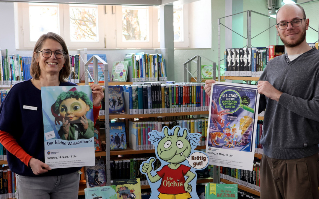 Stadtbücherei Walldorf: Kinderkulturwoche mit Lesungen, Theater und Kreativwettbewerb