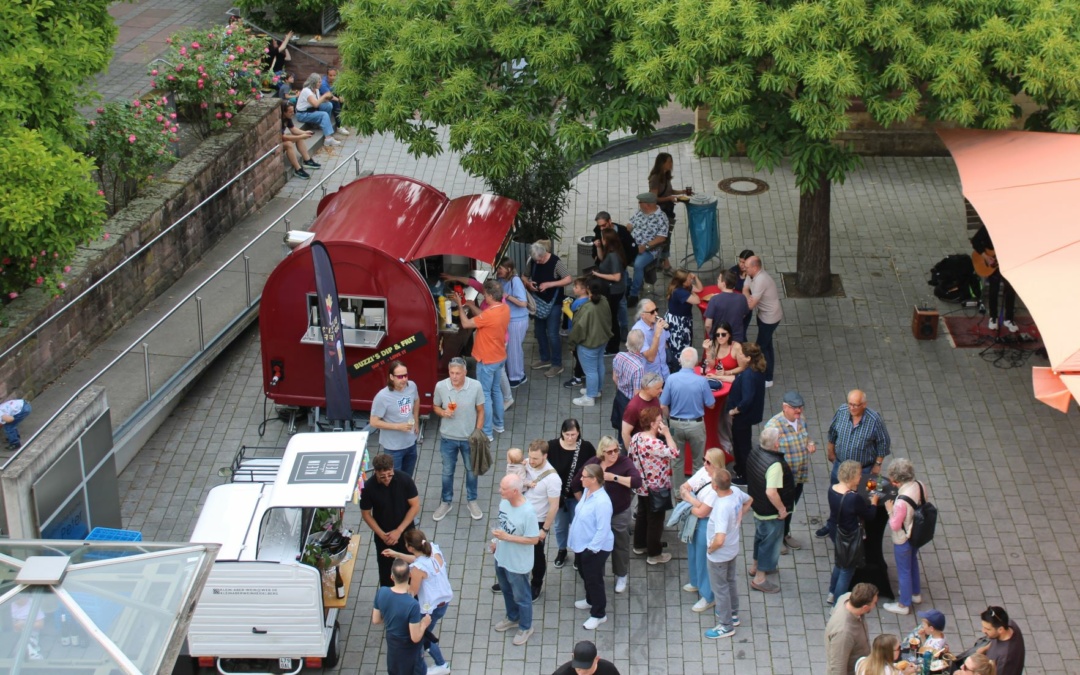 After-Work-Event auf dem Marktplatz