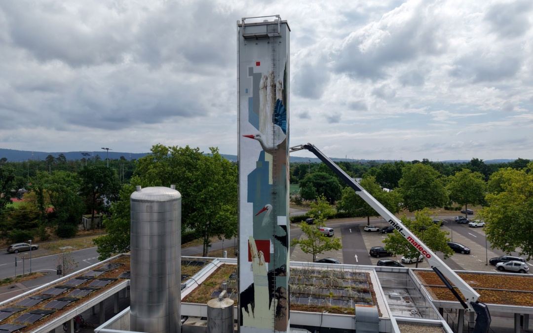 Walldorf: Blockheizkraftwerk wird zur Kunstfläche