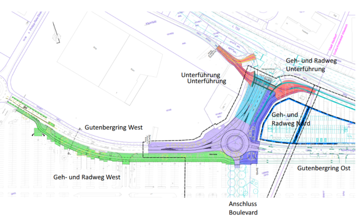 Walldorf: Gemeinderat beschließt Kreisverkehr und Unterführung