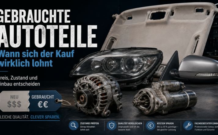 Gebraucht statt neu: Wann sich gebrauchte Autoteile wirklich lohnen
